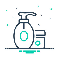  mix icon for lotion & cream 