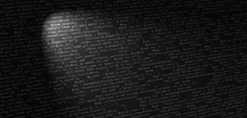 blurred coding program applications technology background