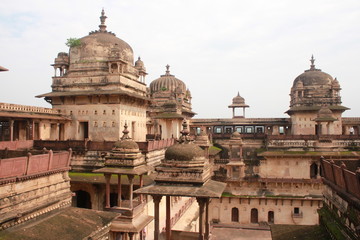 Fototapeta premium beautiful view point from Orchha fort