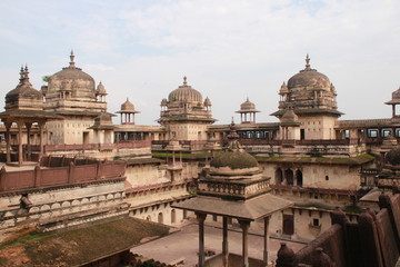 beautiful view point from Orchha fort