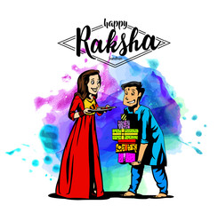 Obraz premium Illustration of greeting card and template banner for sales promotion advertisement with decorative Rakhi Indian Religious Festival