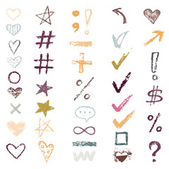 design chalk vector textures hand drawn textures