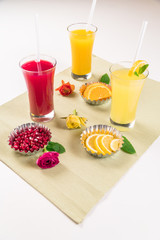 Fruit Juices with Fresh Fruits