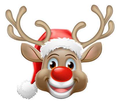 cartoon clipart reindeer