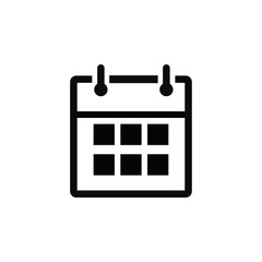 calendar icon vector flat design