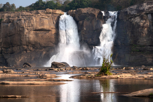 The Athirappilly Water Falls in India