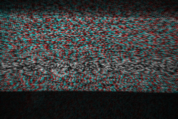 Fototapeta premium Glitch style, Abstract LED screen glitch pattern background.