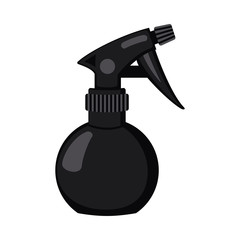 Cartoon black water sprayer