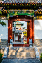 Fototapeta premium Ancient Chinese architecture