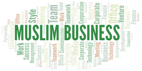 Obraz premium Recession Business word cloud. Collage made with text only.
