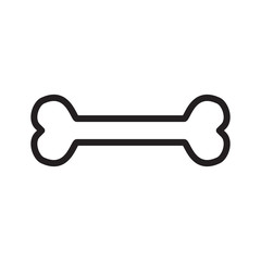 Bone illustration icon 