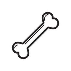 bone illustration icon logo vector template