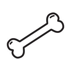 Bone illustration icon
