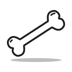 bone illustration icon logo vector template