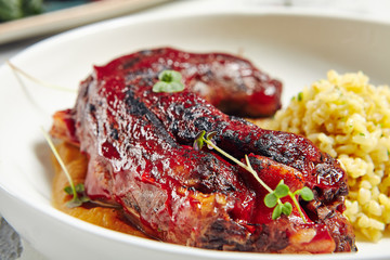 Stewed Oxtail with Bulgur