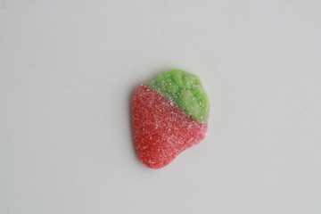 jelly strawberry red and green