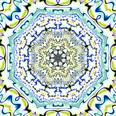 3D Abstract fractal background.