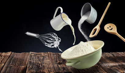 Composite freeze motion concept of making dough