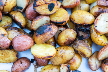 Grilling potatoes
