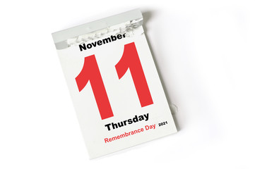 11. November 2021 Remembrance Day