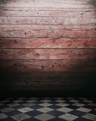 dark empty interior room. may used as background.