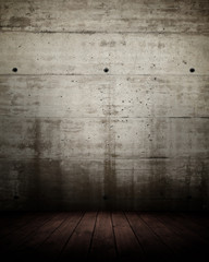 dark empty interior room. may used as background.