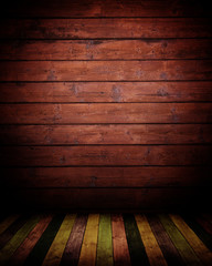 dark empty interior room. may used as background.