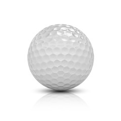 3d rendering of a golf ball