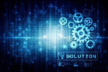 2d illustration gear Network