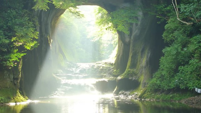 View of Nomizo Falls, Kimitsu, Chiba Prefecture, Japan