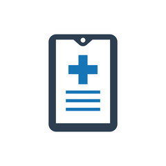 Obraz premium Mobile healthcare icon