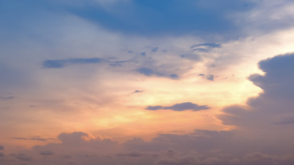 Beautiful sky with clouds background, Sky with clouds weather nature cloud blue.