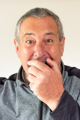 Portrait of an elderly sympathetic man