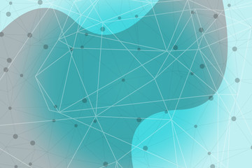 Obraz premium abstract, blue, web, technology, design, pattern, digital, wave, light, tunnel, fractal, cyberspace, backdrop, line, grid, space, concept, universe, spider, black, template, communication, 3d, texture