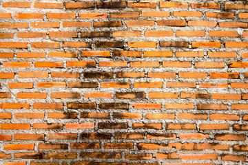 Brick wall texture background suitable make materials for 3d wall of interiors design and wallpaper background.