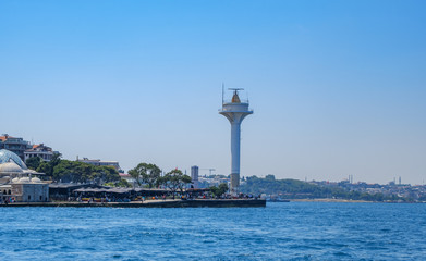 Istanbul, Turkey. View of the Radar Tower and the Uskudar Coast