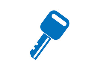 Key icon vector ( blue version ), security key icon