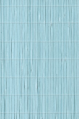 High Resolution Pale Blue Bamboo Place Mat Rustic Slatted Interlaced Coarse Background Texture