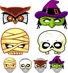 Masks of Monsters Halloween Set