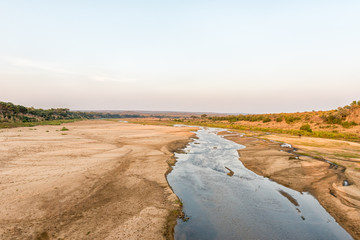 View of Letaba River at sunset