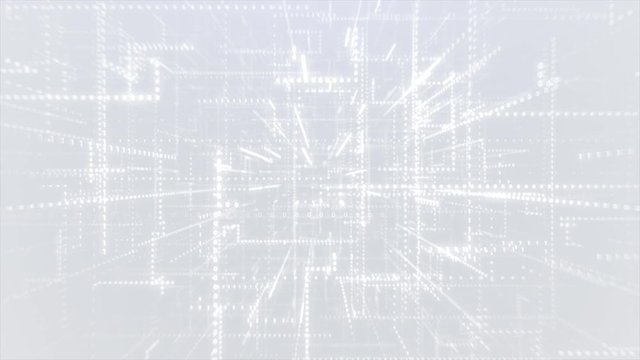 White Abstract Binary Code Background