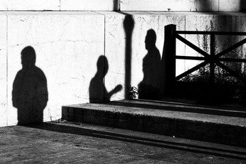 Human shadows on the walls 2