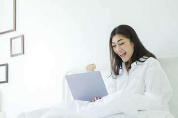 Women are working and happy.