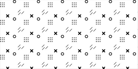 geometric abstract pattern from simple shape vector illustration