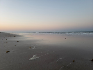 Reflecting sand on St. Augustine Beach, Florida