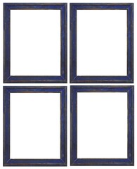 Fototapeta premium Fotorahmen blau