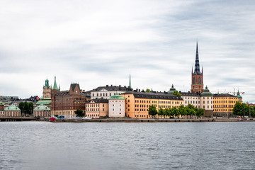Fototapeta na wymiar Stockholm in Sweden a touristic attraction in Scandinavia with nice museums and beautiful buildings 
