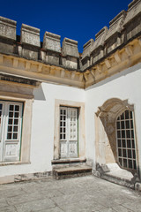 a part of the middle aged portuguese castle
