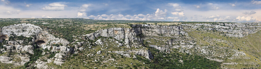 Fototapeta na wymiar Cavagrande Naturschutzgebiet, Sizilien-Italien, Panorama
