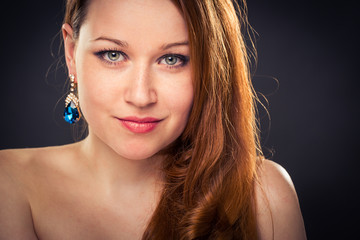 Fototapeta premium Attractive female fashion model